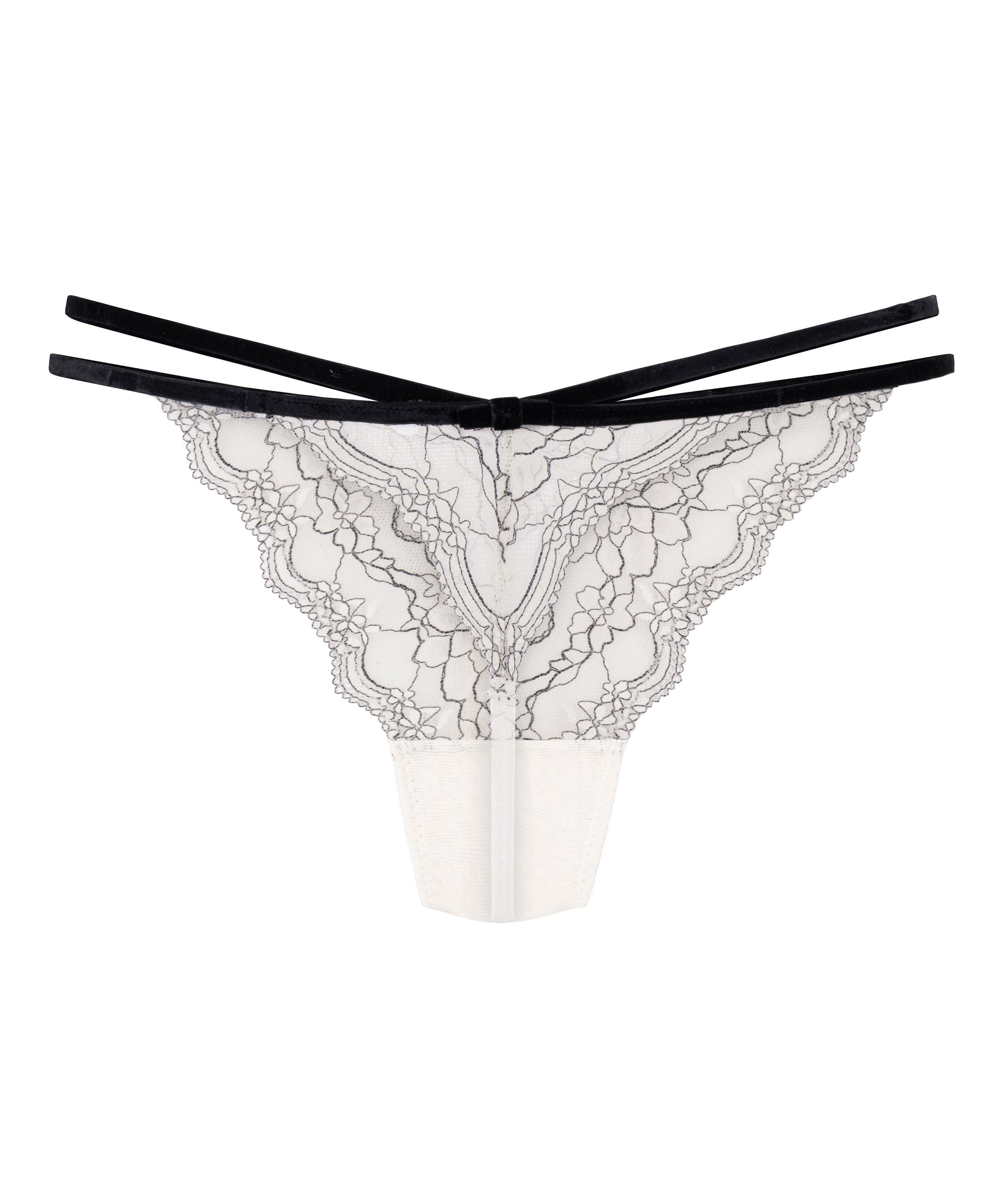 Tanga Agnes de tiro alto, Blanco, main