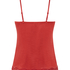Camiseta top Velours Lace, Rojo
