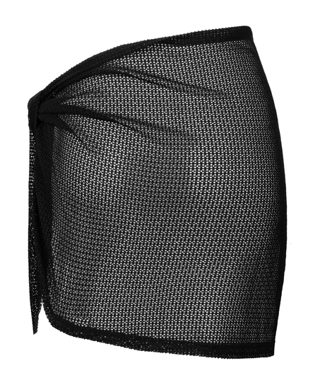 Pareo de punto playero, Negro
