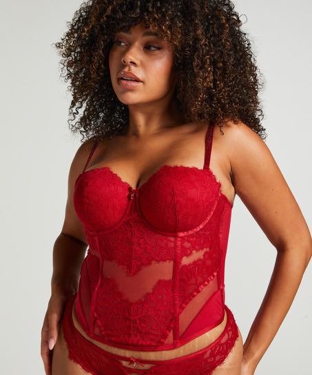 Bustier Charlotta, Rojo