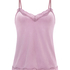 Camiseta top Velours Lace, Morado
