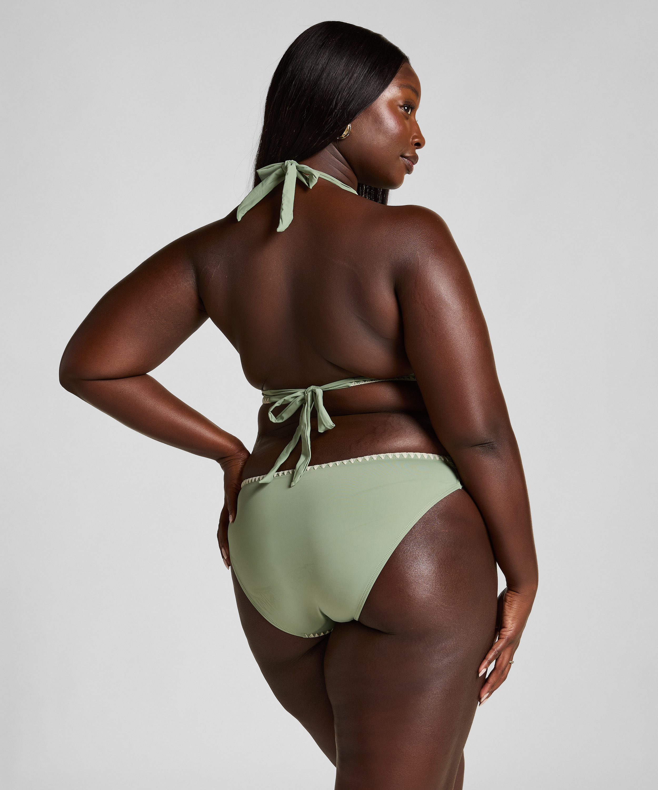 Top de bikini de triángulo Joburg, Verde, main