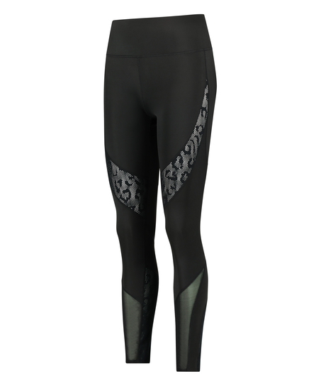 Leggings de talle alto HKMX Oh My Squat, Negro