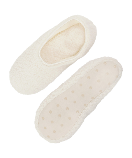 Pantuflas Violet, Blanco