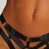 Tanga abierto en la entrepierna Athena, Negro