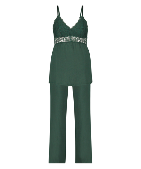 Conjunto de pijama Vera Lace, Verde