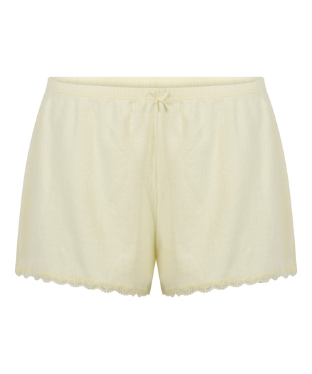 Short en pointelle, Amarillo