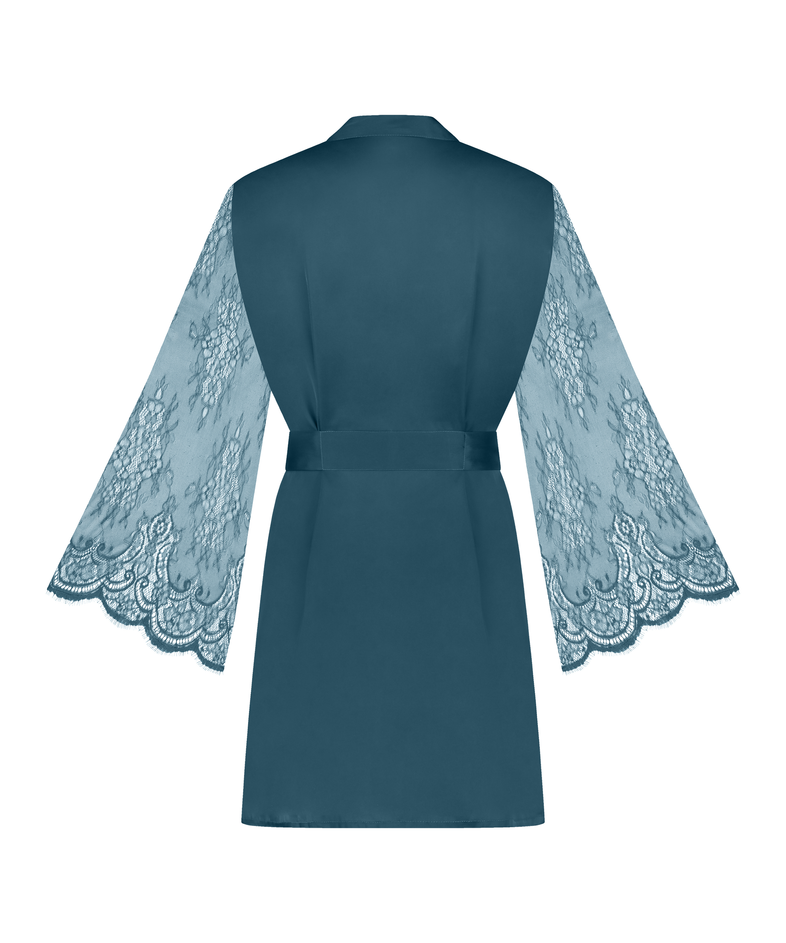 Kimono Satin, Azul, main