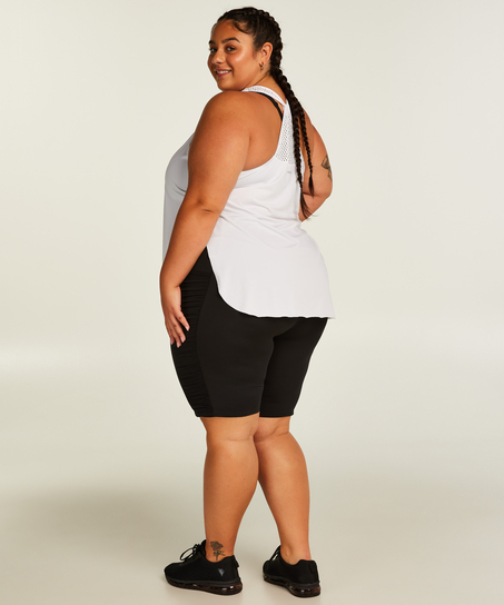 HKMX Camiseta sin mangas Performance, Blanco