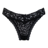 Tanga de corte ultra bajo Marina, Negro
