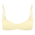 Bralette en pointelle, Amarillo