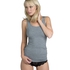Top with spaghetti straps Tank lace, Gris