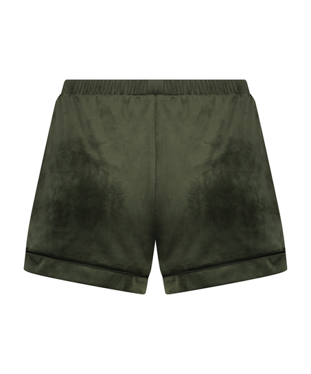 Pantalón corto de terciopelo, Verde