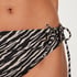 Braguita de Bikini Rio Zebra, marr&oacute;n