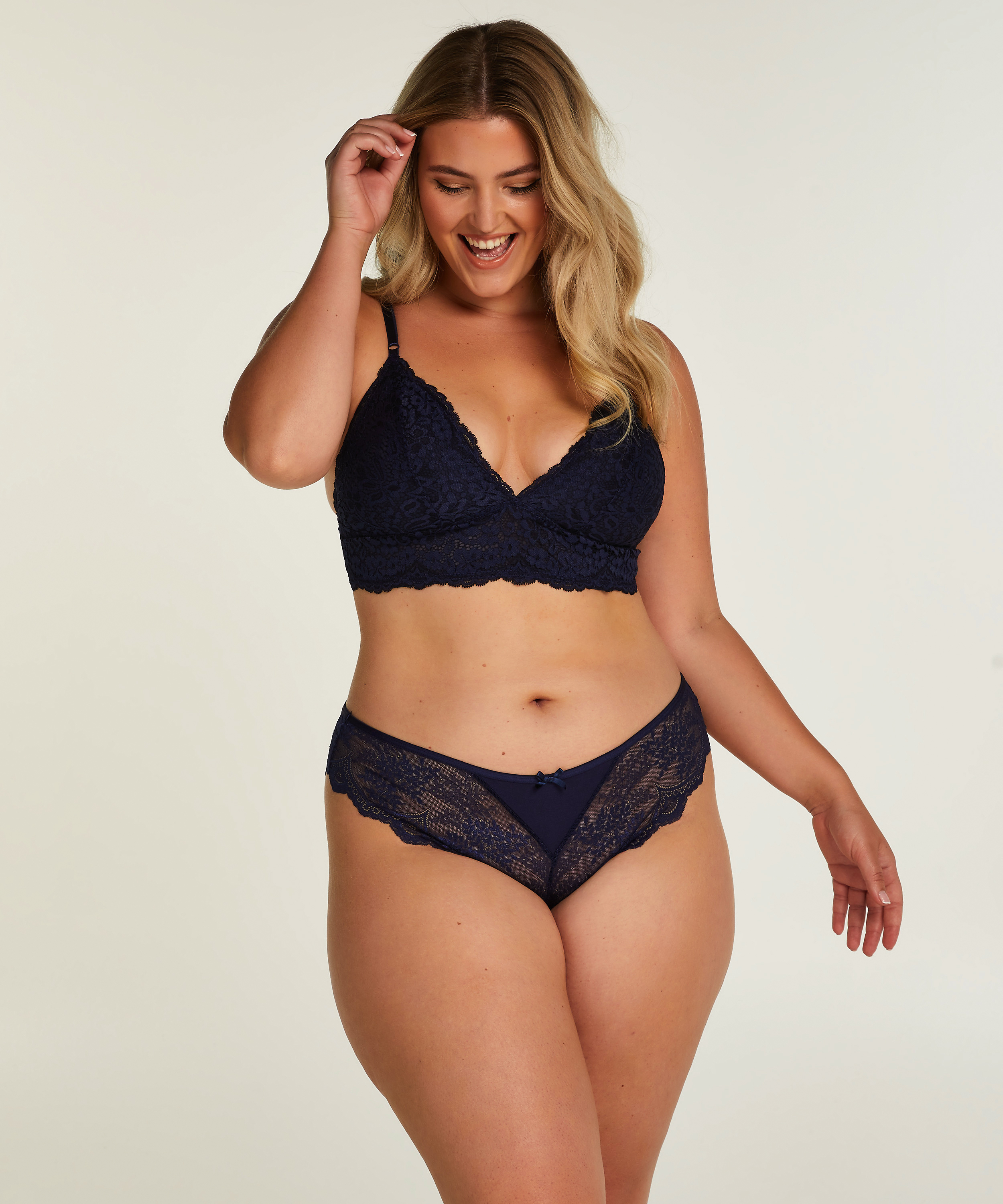 Bralette Rose, Azul, main