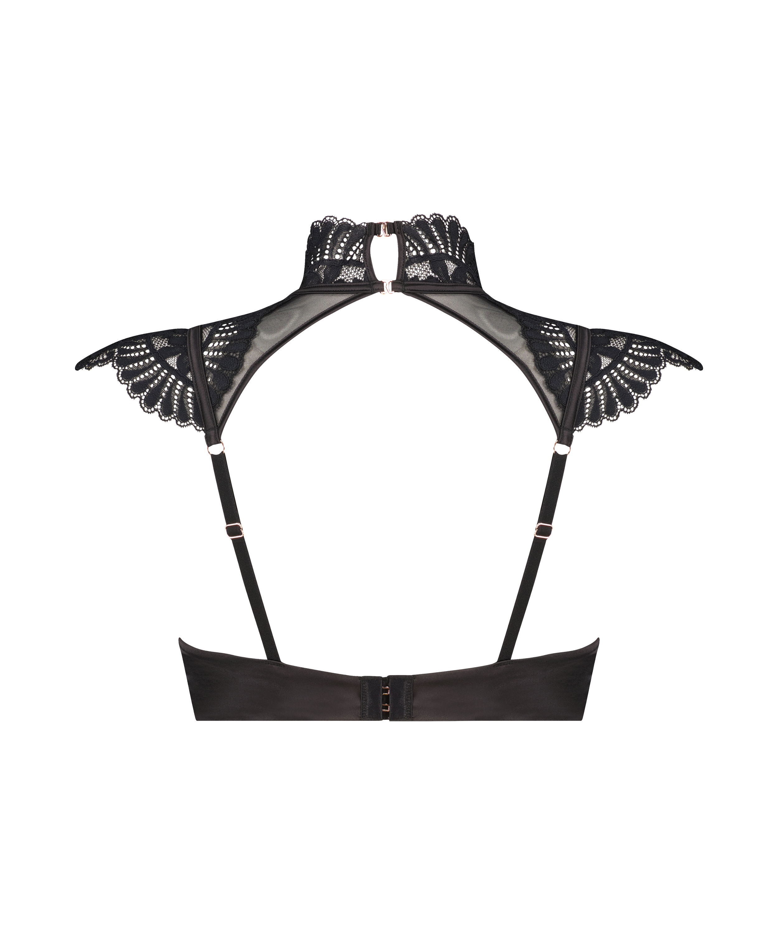 Sujetador con aros y relleno Jamie, Negro, main