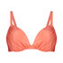 Top de bikini acolchado con aros Sunrise, Naranja