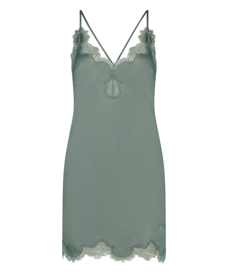 Vestido lencero Sophia, Verde