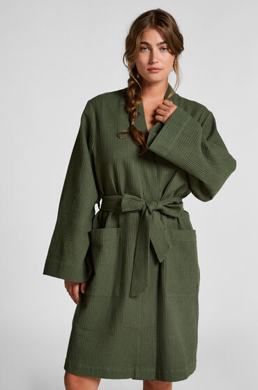 Hunkemöller Bata de rizo Verde