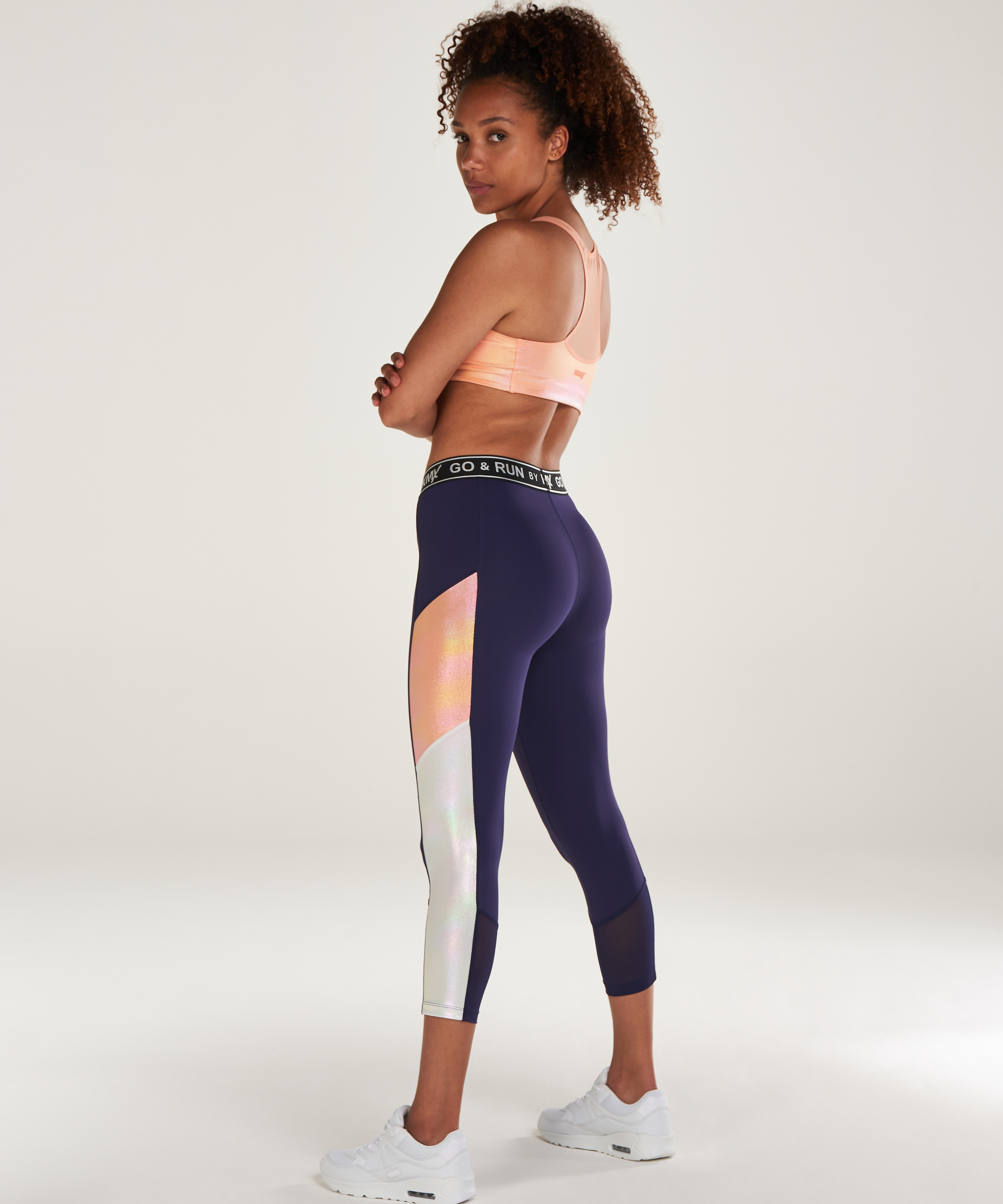 Pantal&oacute;n pirata de corte normal de HKMX, Azul, main