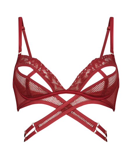 Bralette Pleasure, Rojo