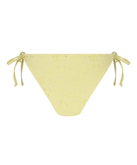 Braguita de Bikini Crochet, Amarillo
