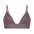 Triangular Bralette Smooth, Marrón