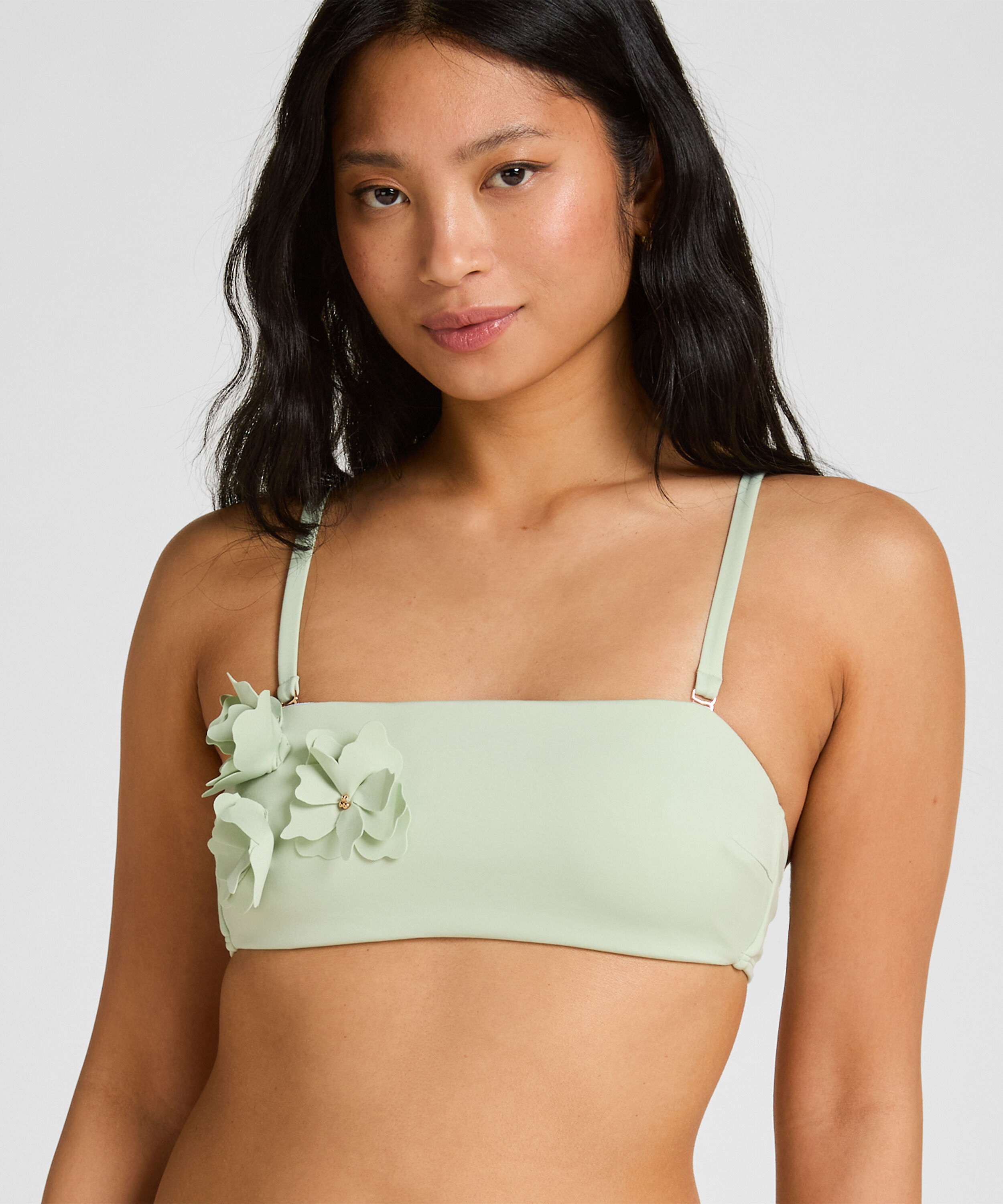 Top de Bikini Bandeau Tulum, Verde Top de Bikini Bandeau Tulum, Verde