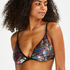 Top de bikini triangular Pride, Negro