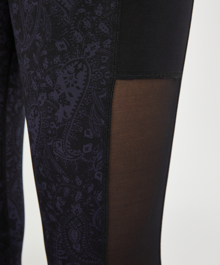 HKMX Capri de cintura alta Oh My Squat, Negro