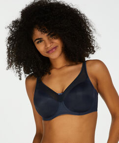 Sujetador de aros reductor no preformado Nina, Azul