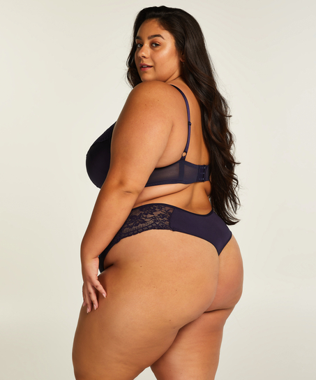 Tanga de tiro alto Georgia, Azul