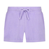 Short bolsillo de terciopelo, Morado