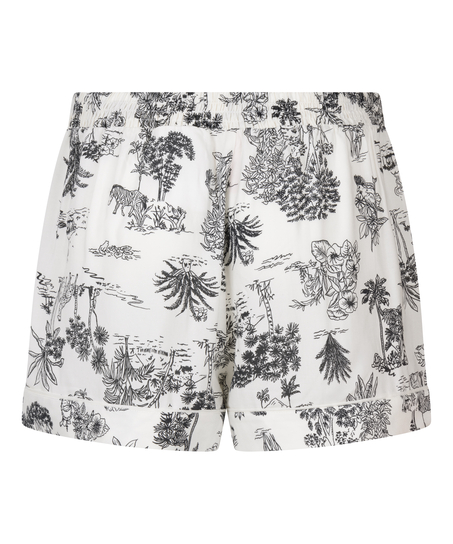 Shorts tejidos, Blanco