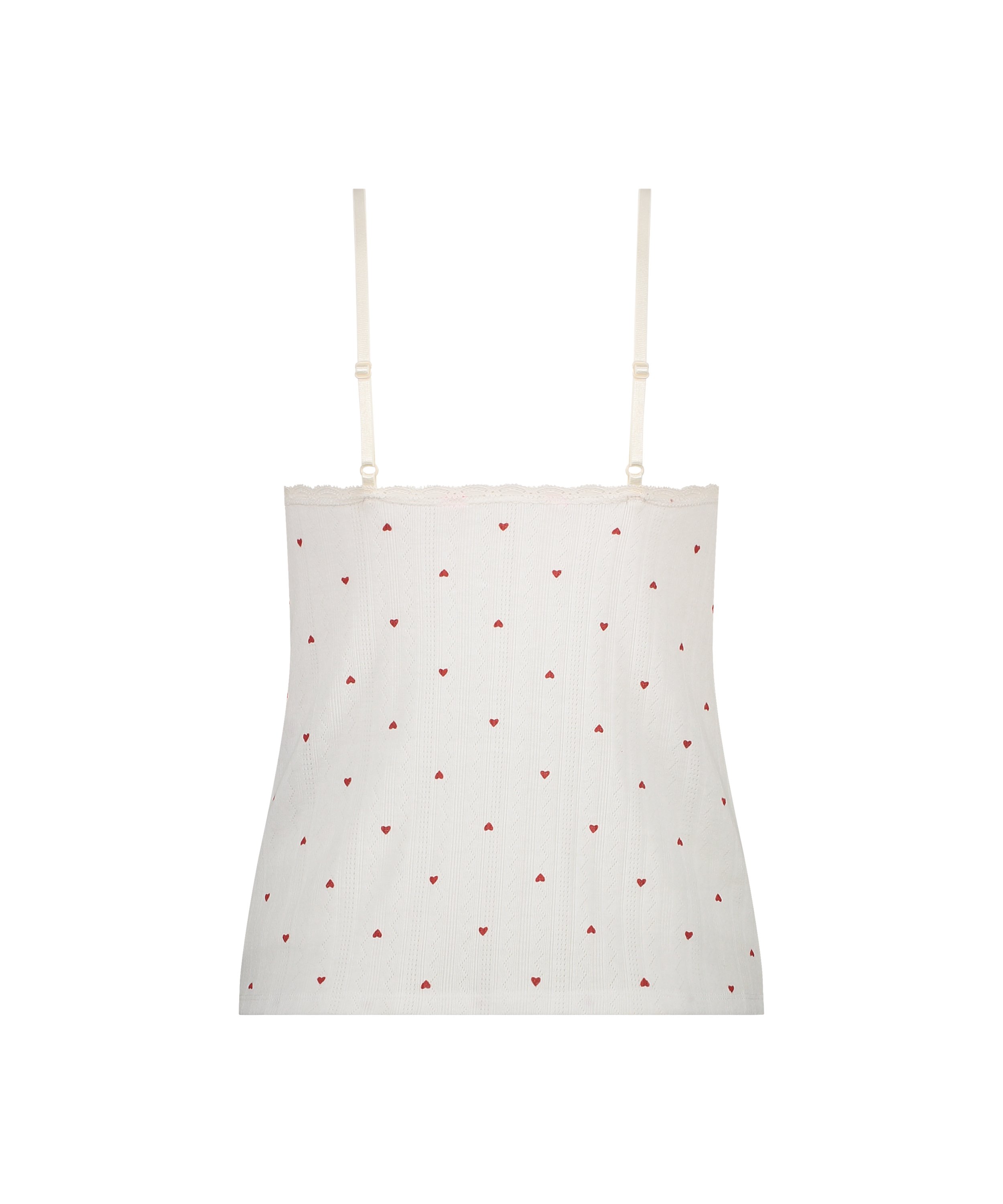 Top de camiseta lace, Blanco, main