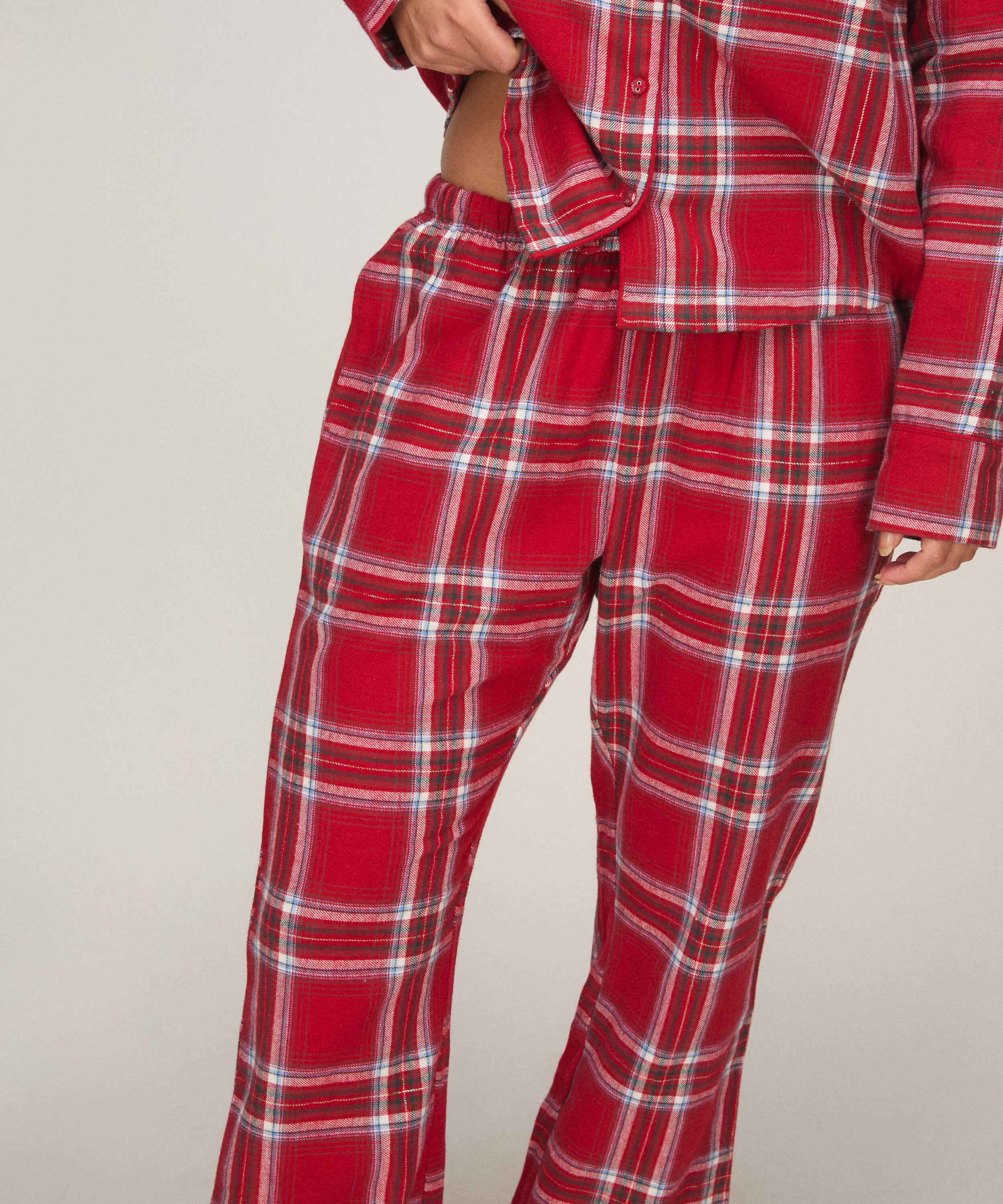 Pantalones de pijama de franela