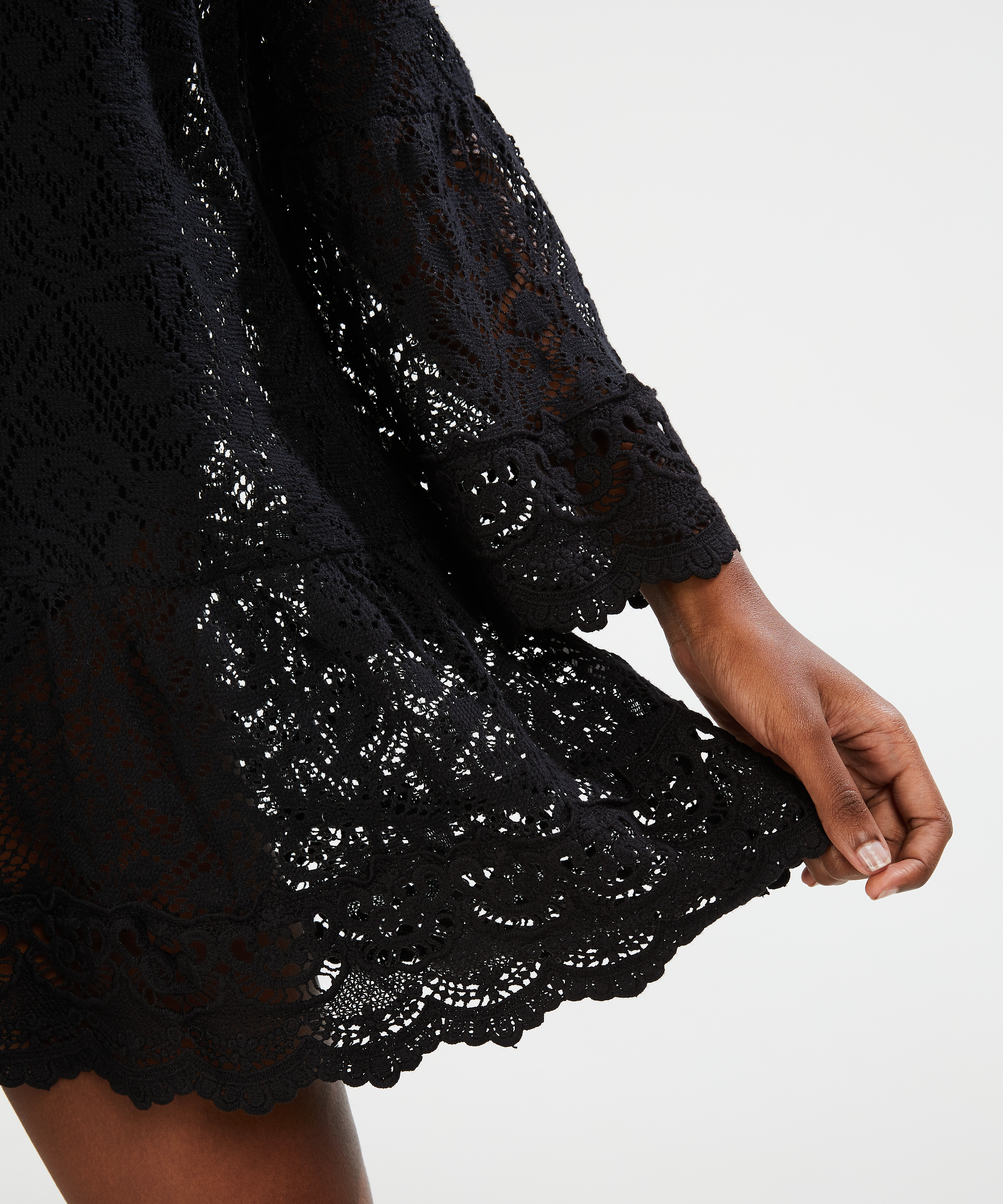 T&uacute;nica Lace, Negro, main