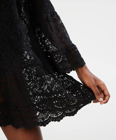 T&uacute;nica Lace, Negro