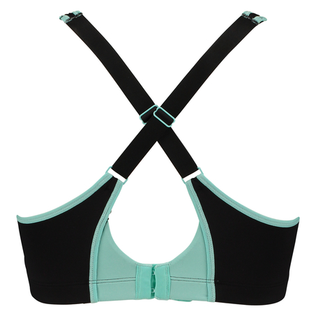 The Athlete sports bra Level 2, Negro