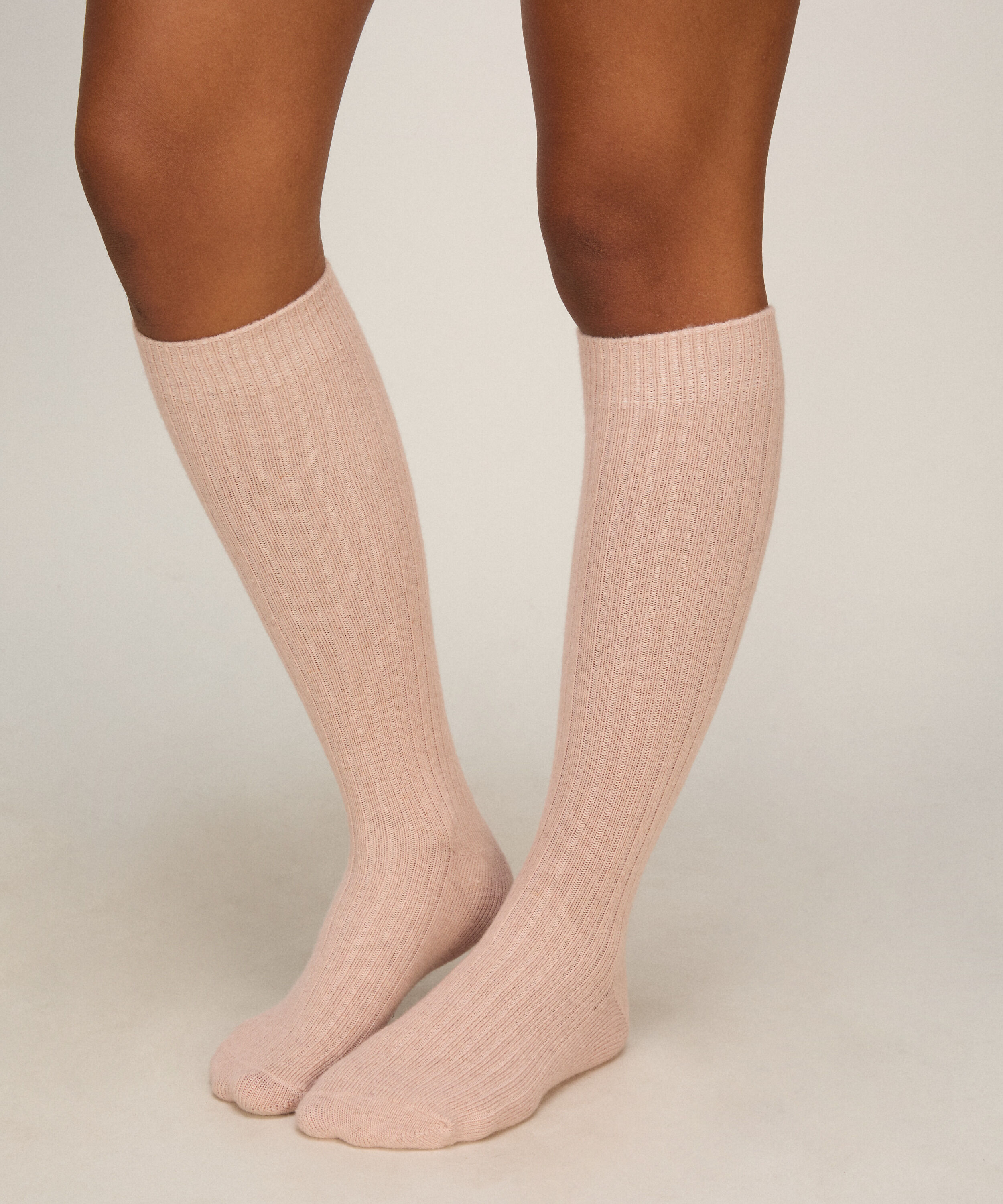 Calcetines Mezcla de Cachemira, Rosa