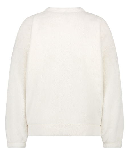 Top Snuggle Fleece, Blanco
