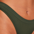Tanga de tiro alto Dianne, Verde