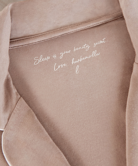 Chaqueta de manga larga de jersey Essentil, Beige