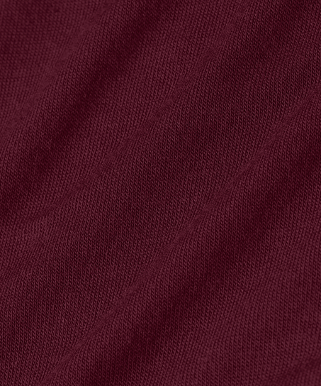 Camiseta super suave de cachemir con escote barco, Morado