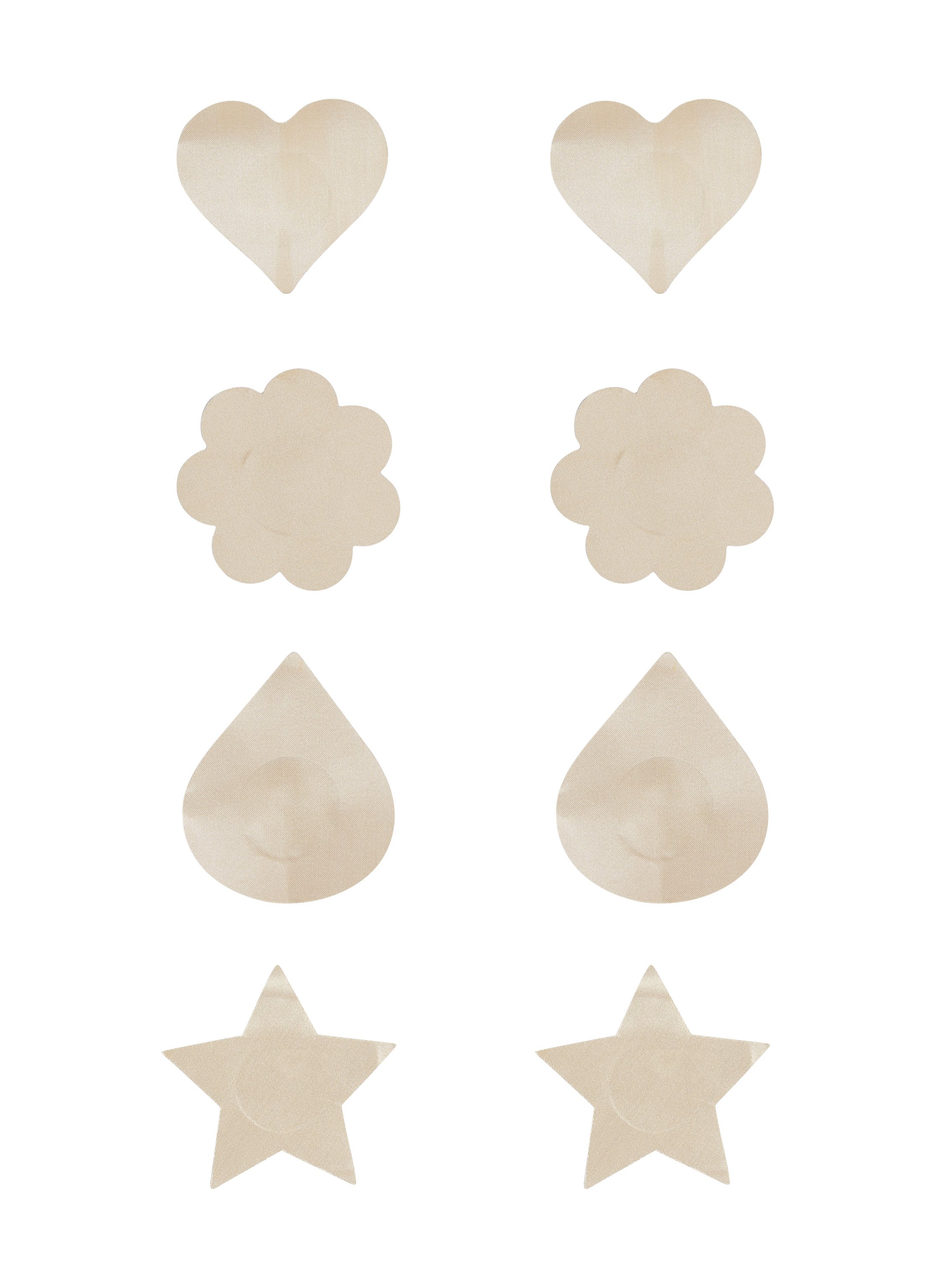 Lote de 4 Cubre-pezones, Beige, main