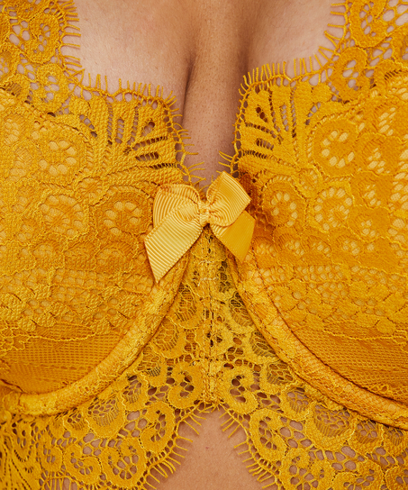 Sujetador longline de aros preformado Marilee, Amarillo