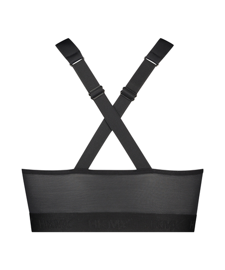 HKMX Sujetador deportivo The Pro de nivel 3, Negro