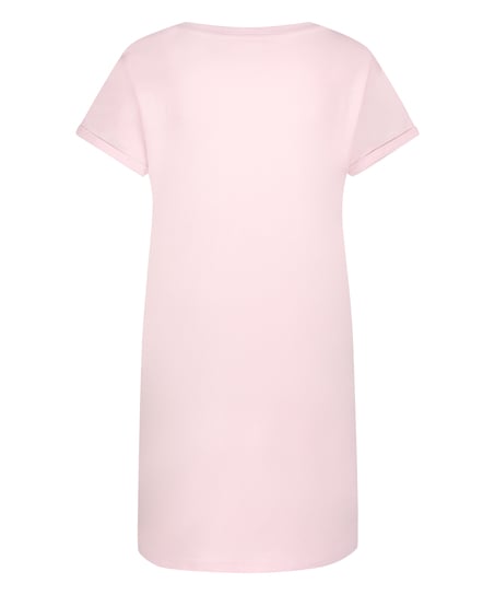 Camis&oacute;n de escote redondo, Rosa