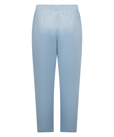 Tall Pantalón de pijama Velours, Azul