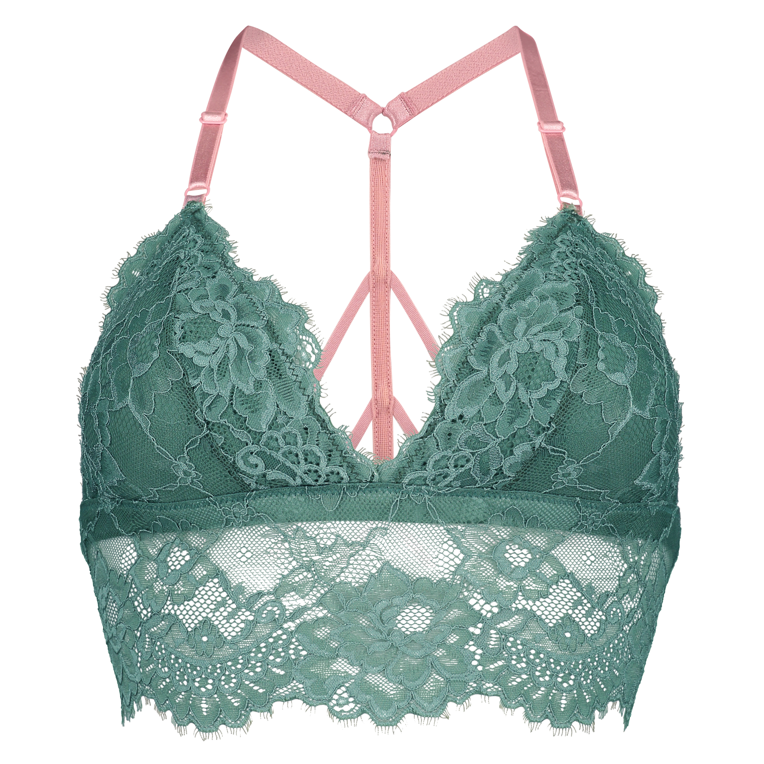 Bralette triangular Illuna, Verde, main